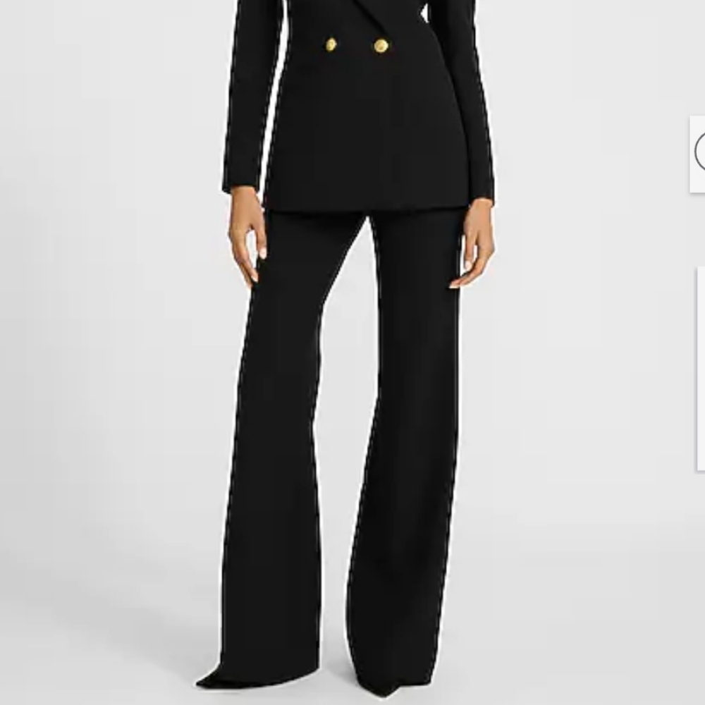Express Editor Style Black Dress Pant